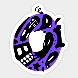 Lettr O Sticker